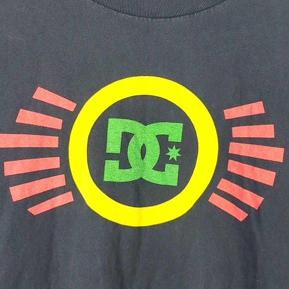 Y2K DC Skate Shoes Skateboarding Cky Bam Black Graphic Print Tee Tshirt Mens Lrg - Picture 6 of 11